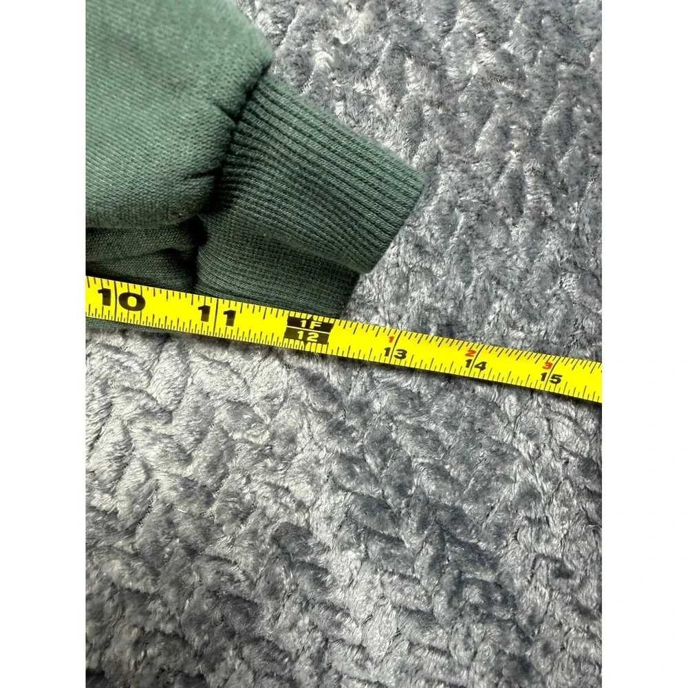 Nike Sportswear Boys Hoodie Olive Green Splatter Logo Fleece Lined Ribbed Warmth